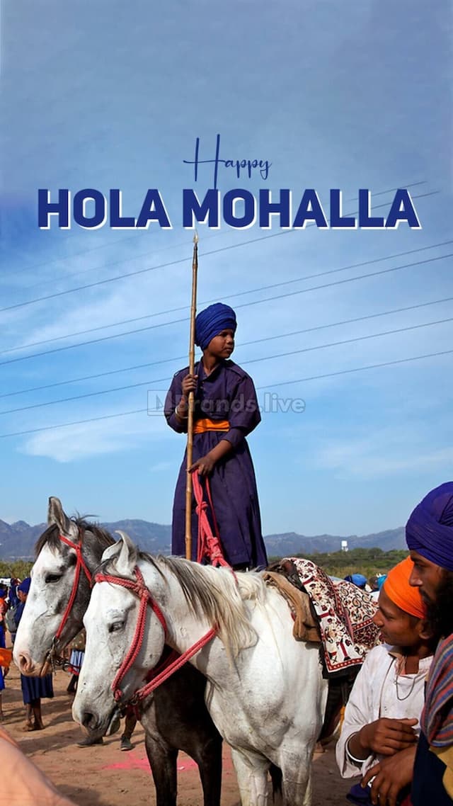Hola Mohalla Poster Maker App