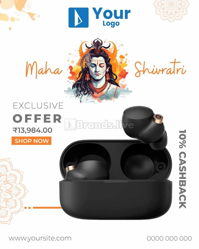 Maha Shivaratri Poster Maker App