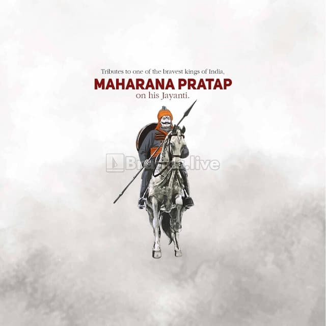 Maharana Pratap Jayanti insta story post