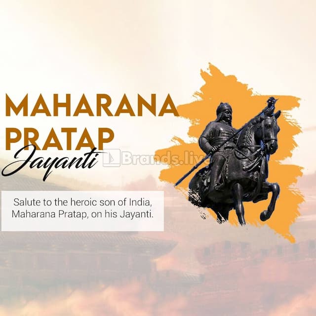 Maharana Pratap Jayanti poster