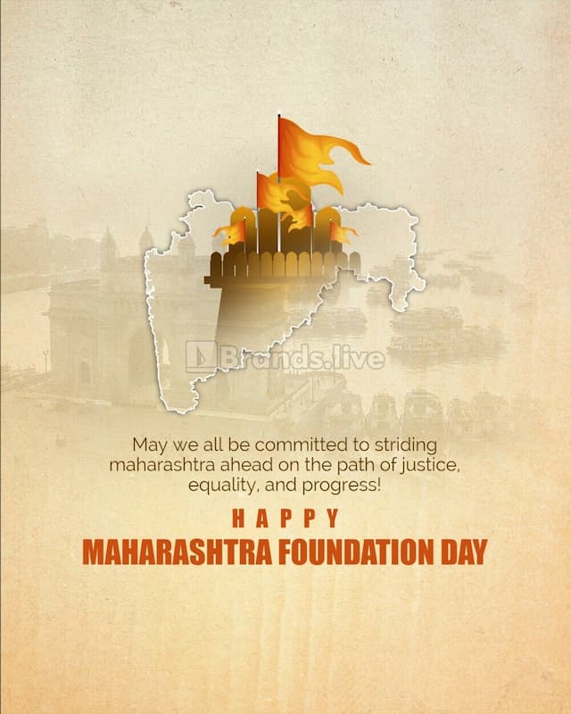 Maharashtra Day instagram story post