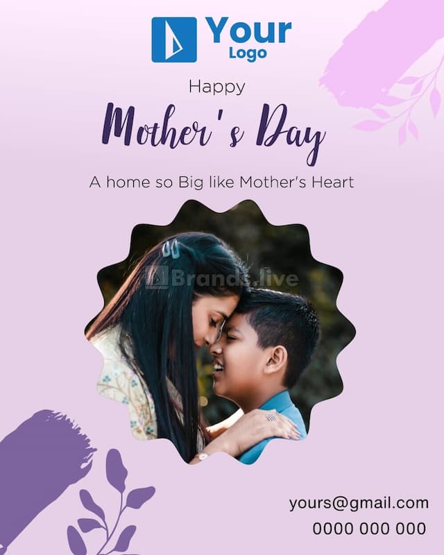 Mother's Day poster maker