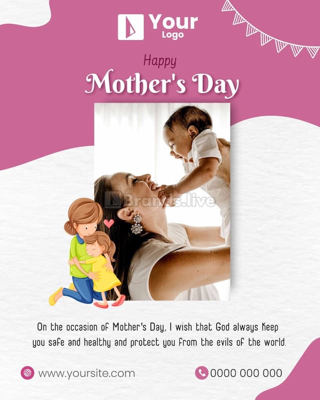 Mother's Day poster template