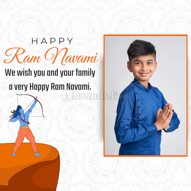 Ram Navami greetings card