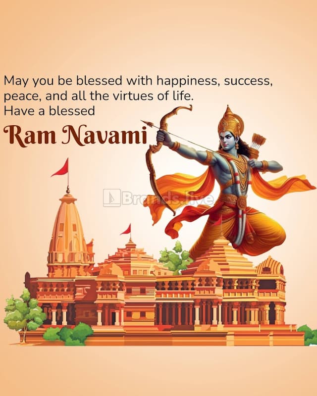 Ram Navami poster maker