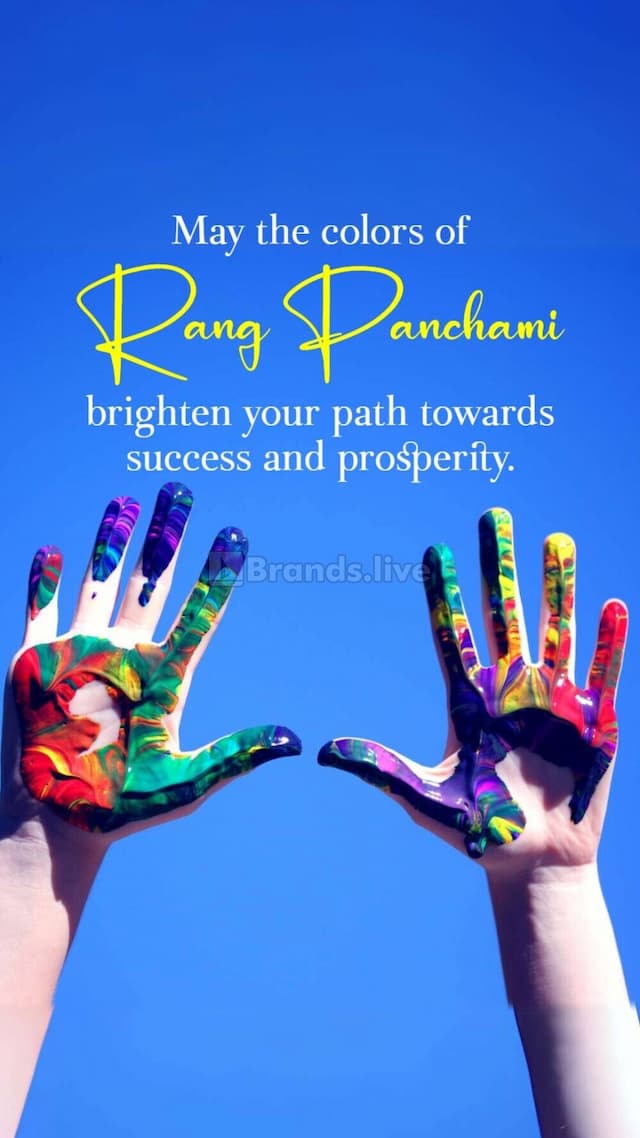 Rang Panchami insta reel templates free