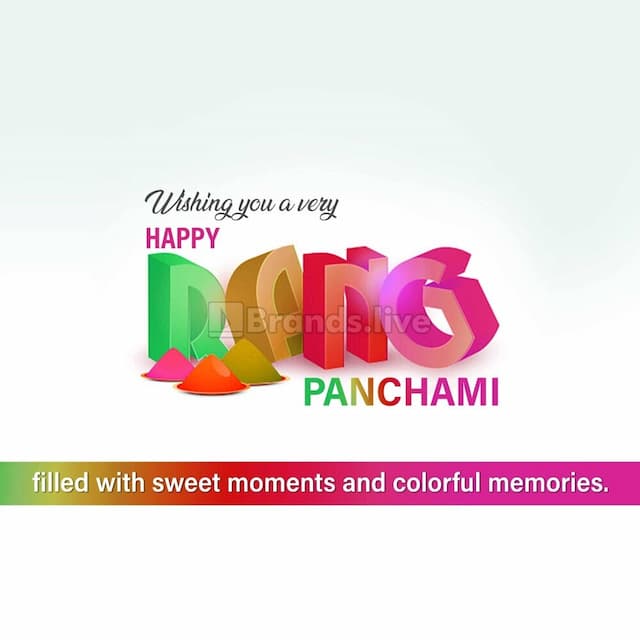 Rang Panchami insta story post