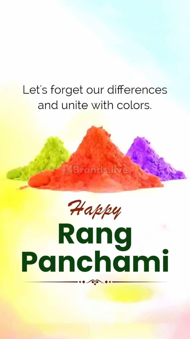 Rang Panchami Instagram Story Template