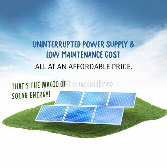 Solar facebook ad