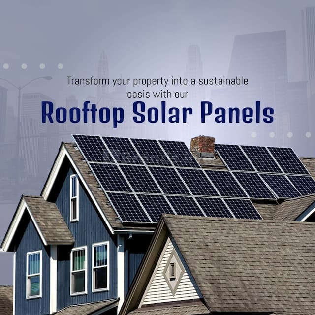 Solar promotional flyer