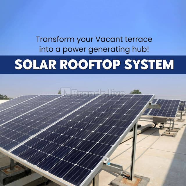 Solar promotional poster