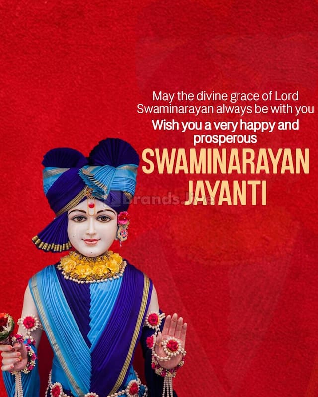 Swaminarayan Jayanti poster maker