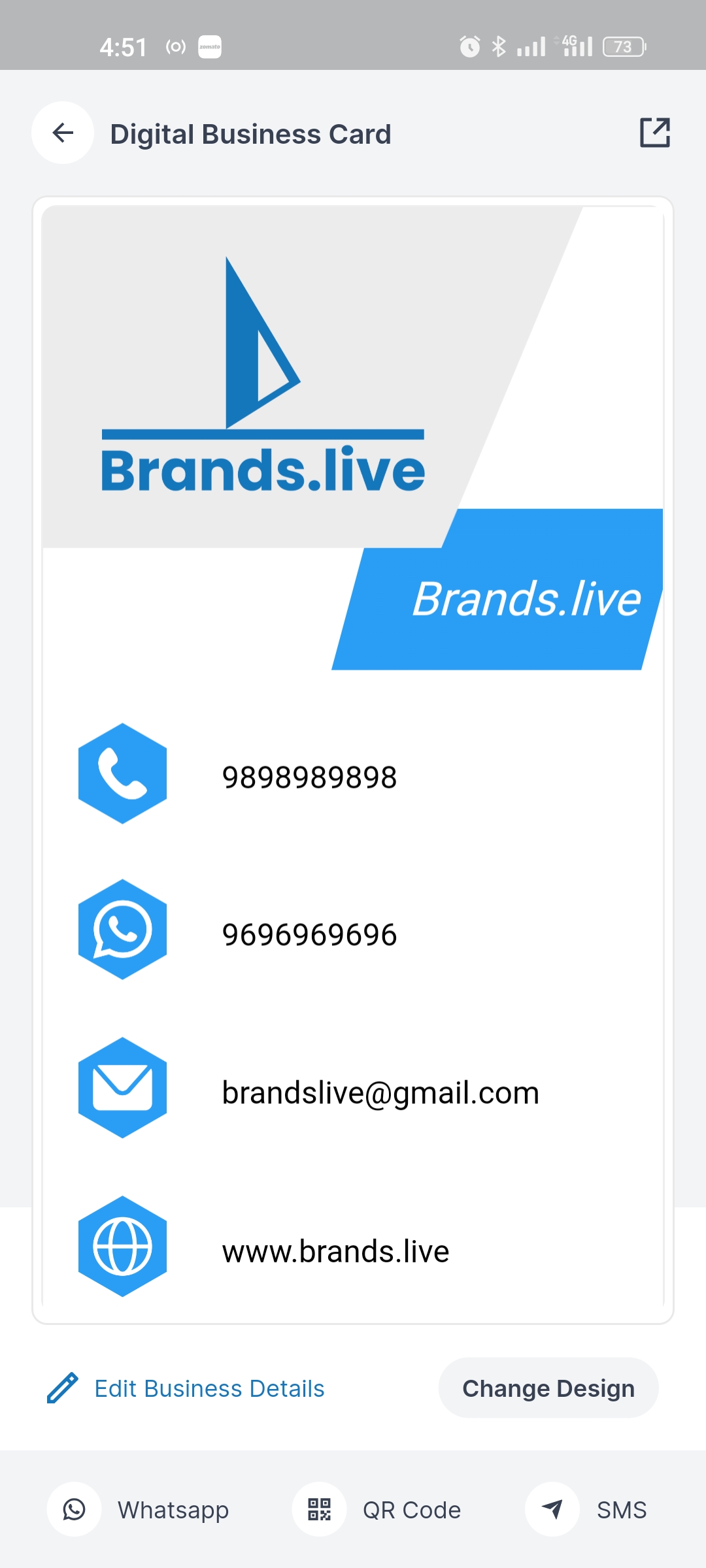 Savvi Independent Brand Partner Business Cards - Digital File