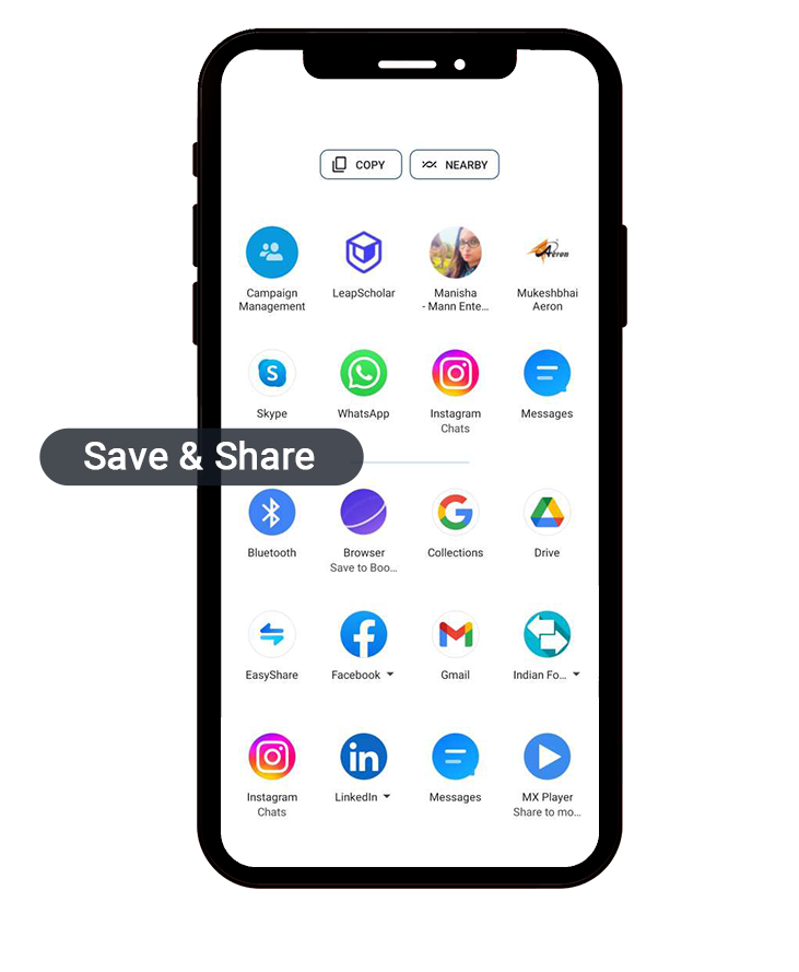 Step 8 : Now just click on download button to share created Image to Video via whatsapp, social media or any other available platforms