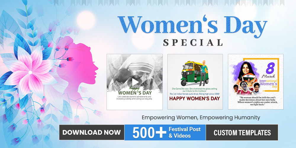 Women Day Posters Brands.live