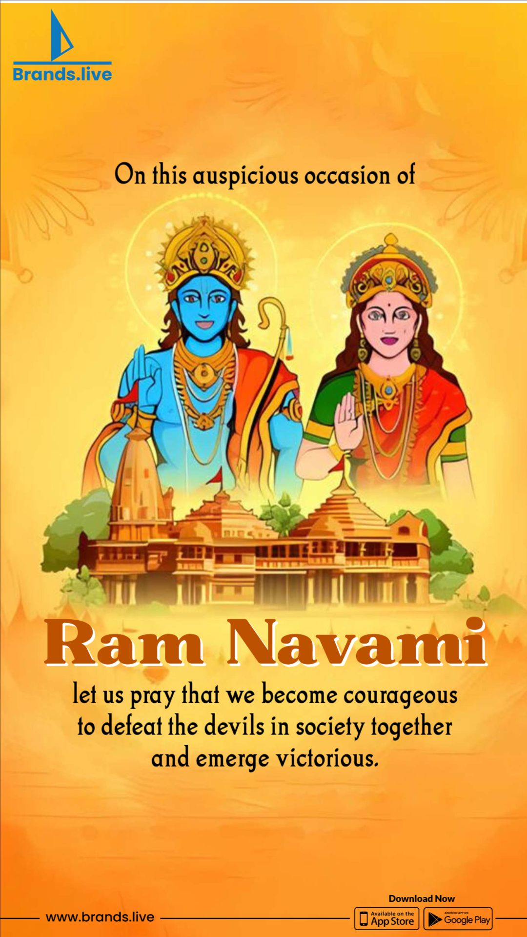 Ram Navami Poster Brands.live