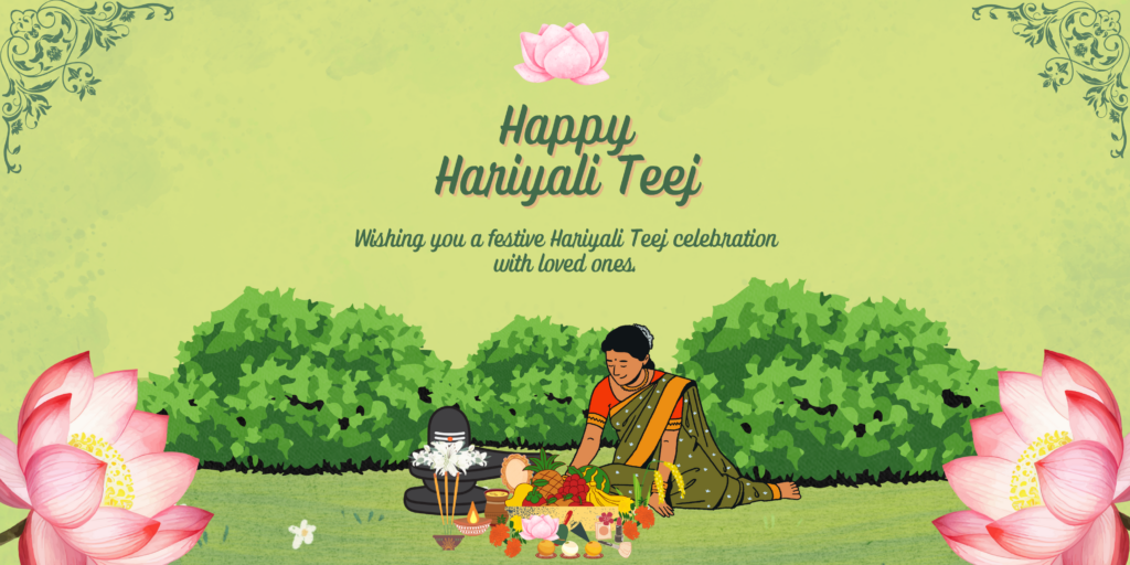 Hariyali Teej Banner