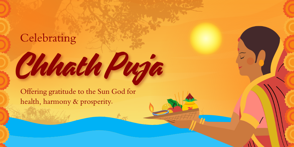 chhath puja poster maker
