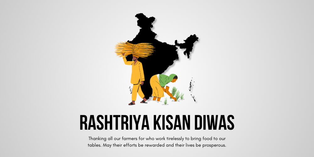 kisan diwas template