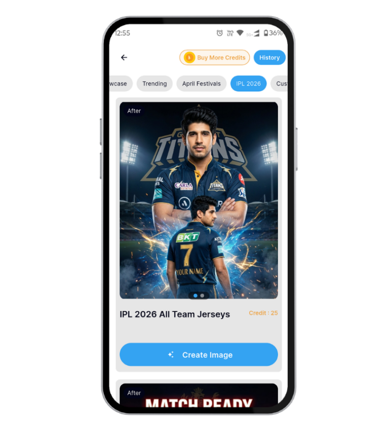 Brands.live Nav AI feature generating a custom festival poster