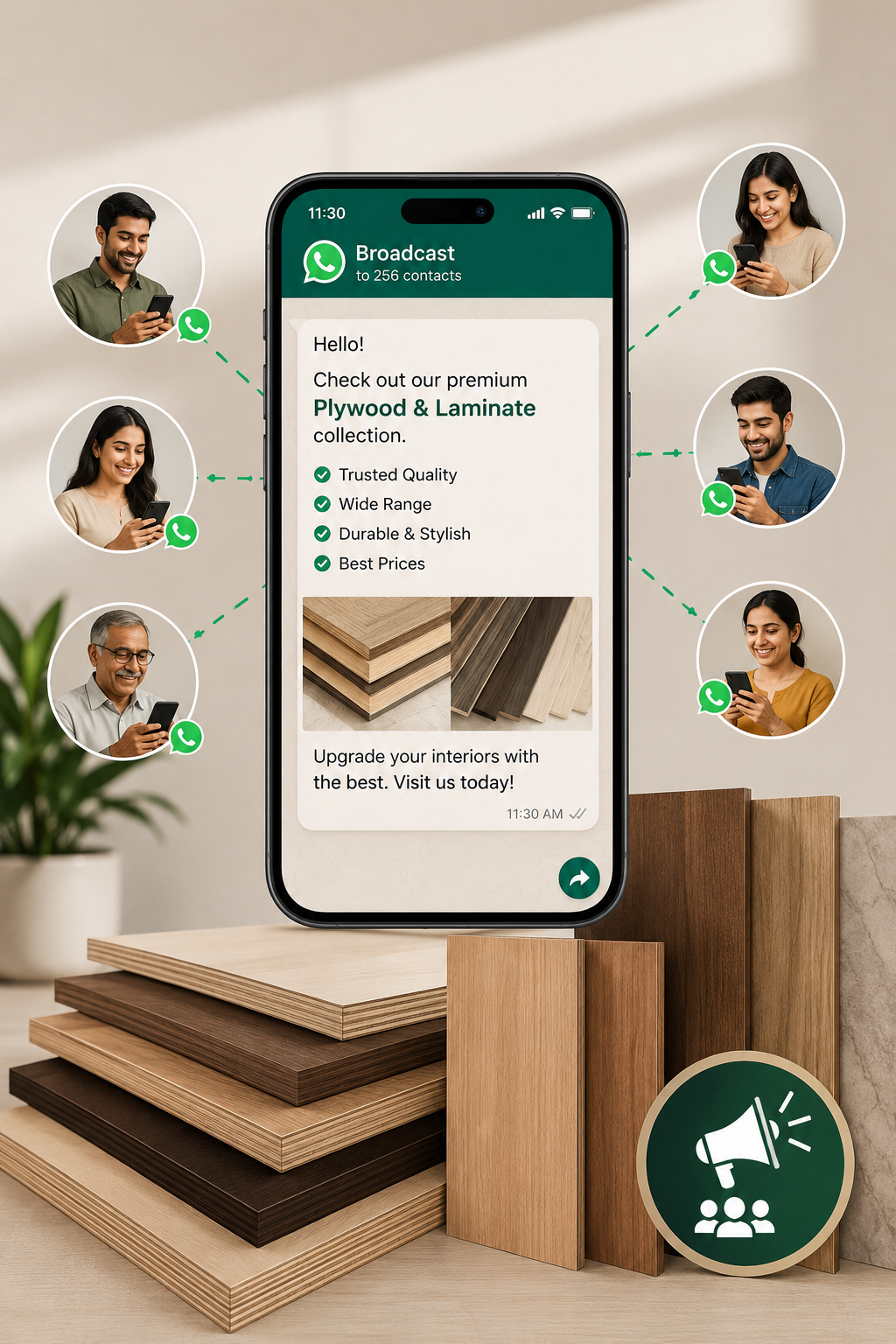 plywood and laminate
