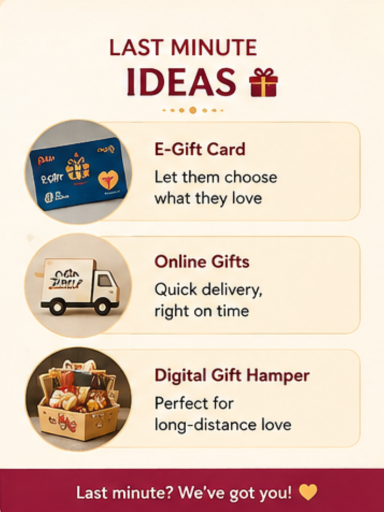 raksha bandhan gift ideas for last minute poster