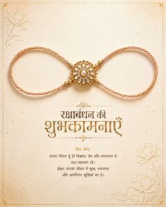raksha bandhan flyer