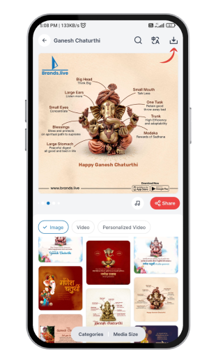 ganesh images step 3