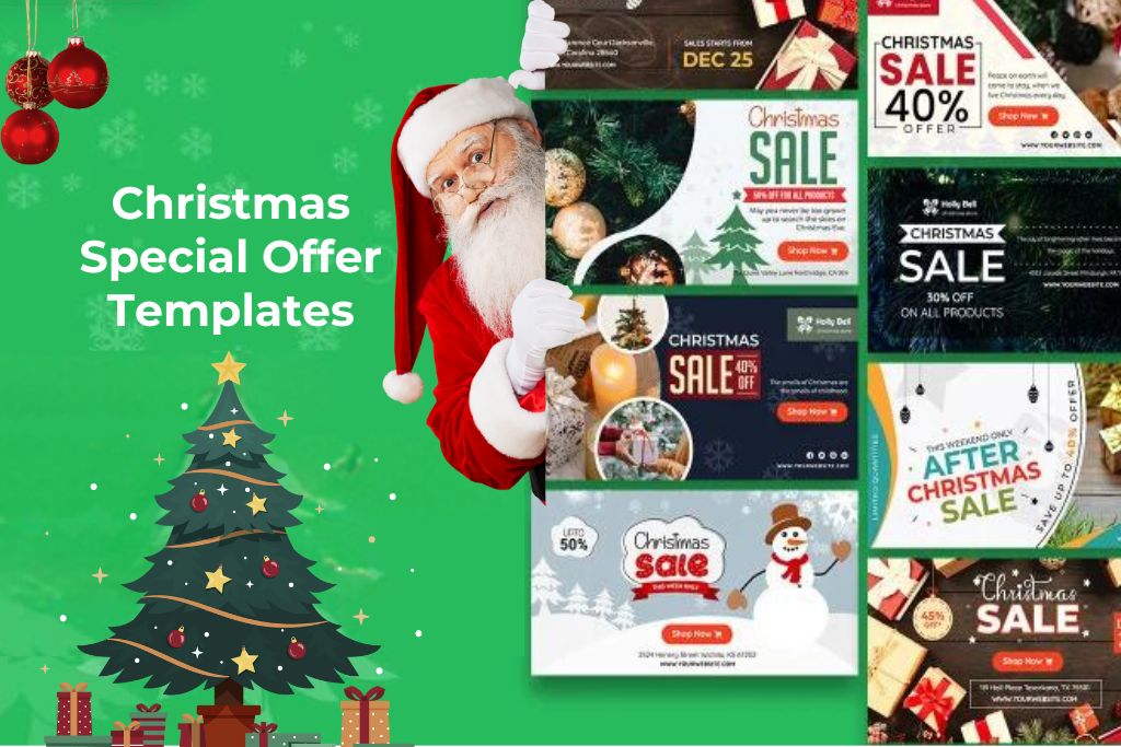 ree Christmas discount flyers