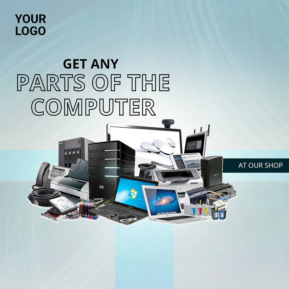Computer Hardware Marketing Poster Maker