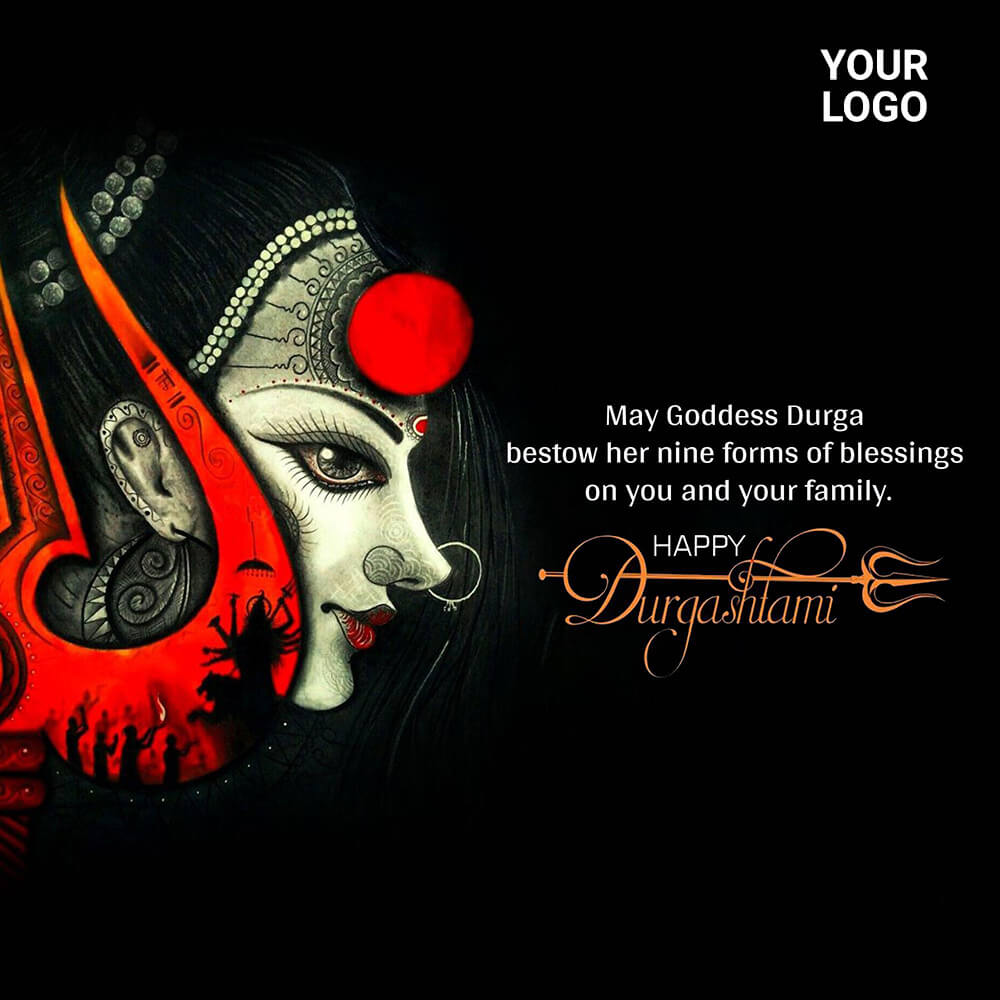 Durga Pooja Marketing Post