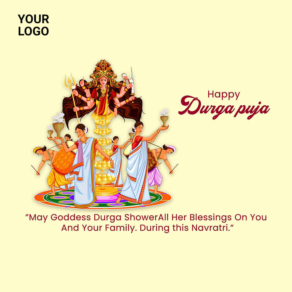 Durga Pooja Image Maker