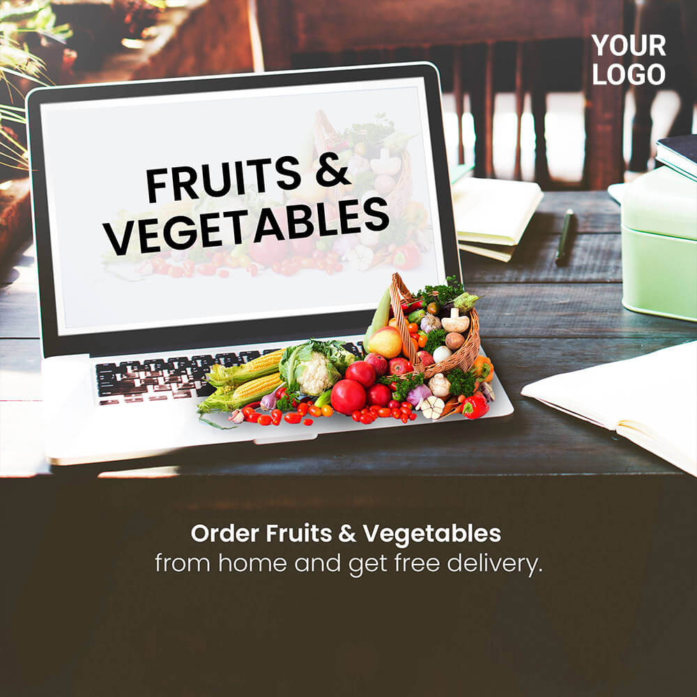 Fruits and Vegetables Banner Maker