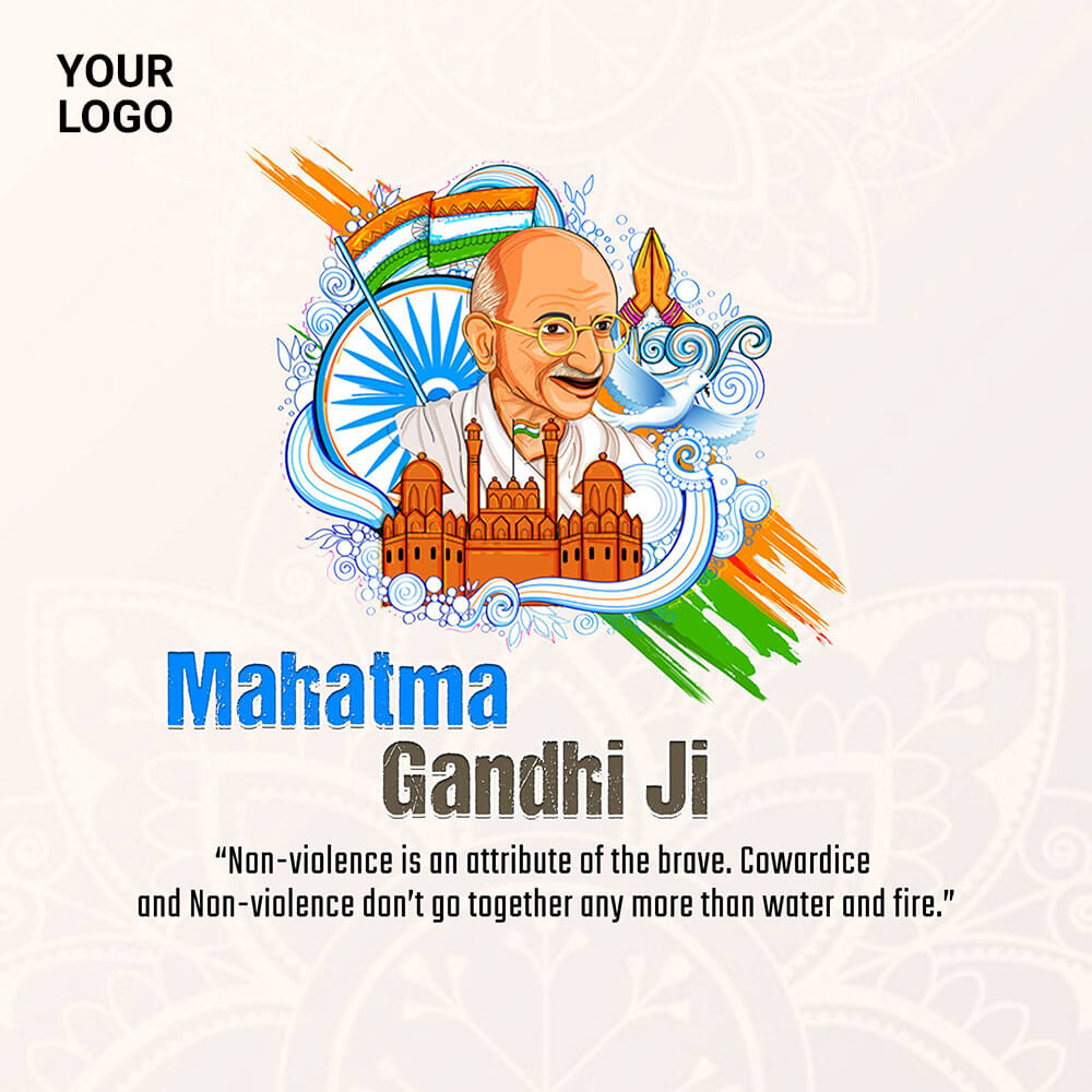 Gandhi Jayanti Banner Maker