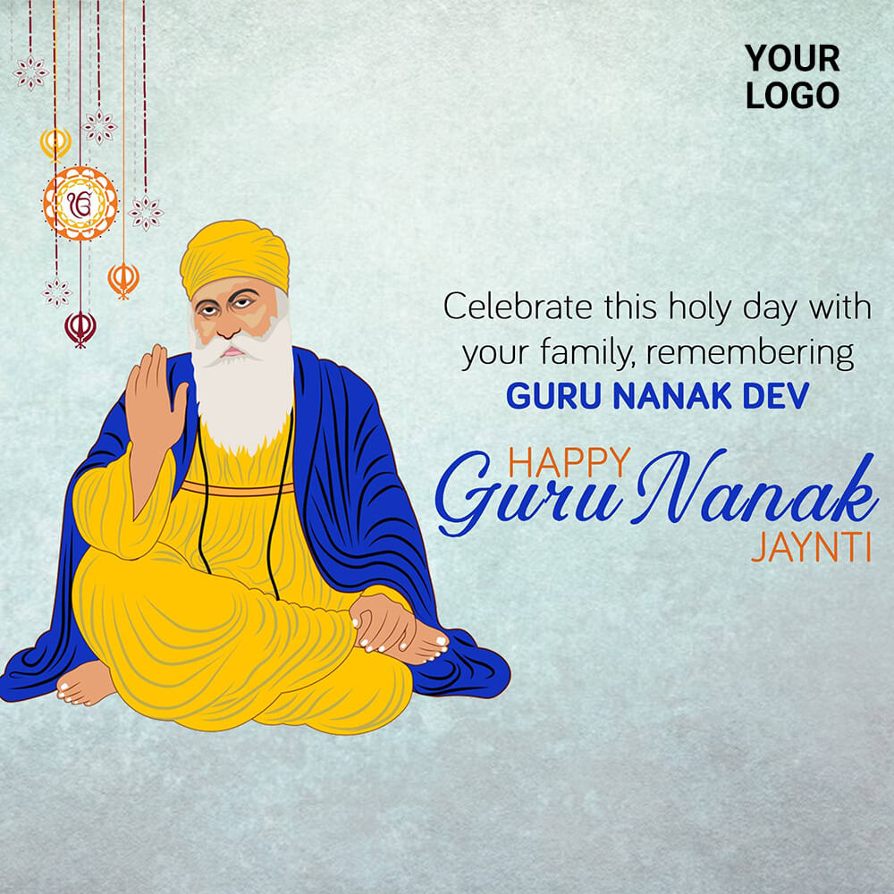 Guru Nanak Jayanti Marketing Post