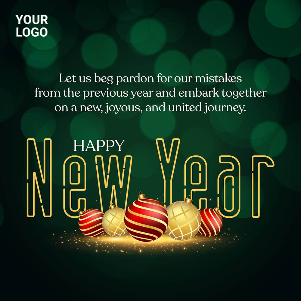 Happy New Year Ad Maker