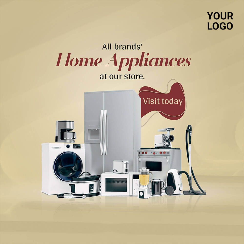 Home Appliances offer Poster Maker