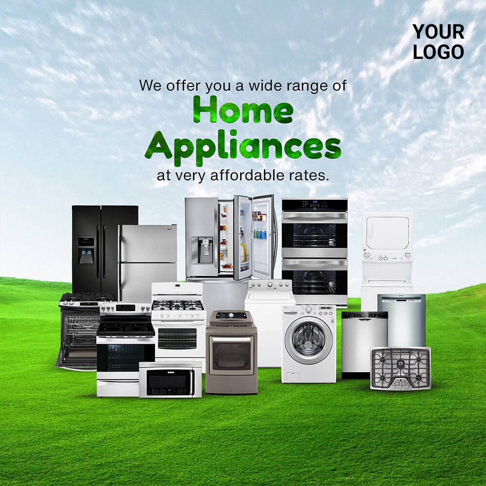 Home Appliances Marketing Poster Maker