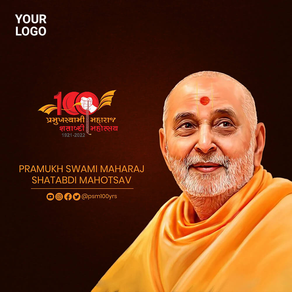 Pramukh Swami Maharaj Shatabdi Mahotsav Image Maker