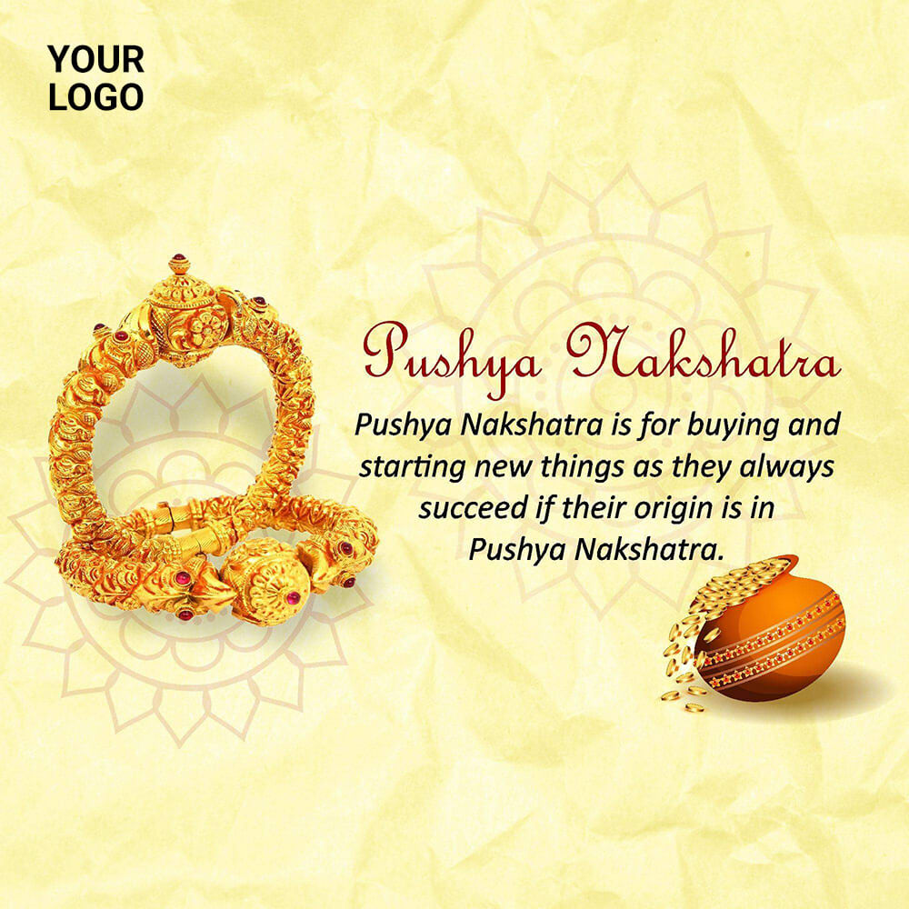 Pushya Nakshatra Marketing Post