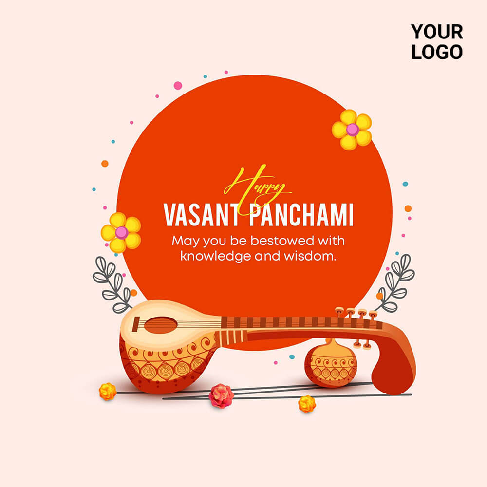 Vasant Panchami Image Maker